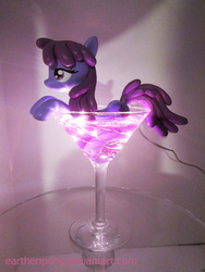 Size: 3456x4608 | Tagged: safe, artist:earthenpony, berry punch, berryshine, earth pony, pony, g4, craft, cup, cup of pony, female, high res, micro, photo, sculpture, solo, traditional art, wires