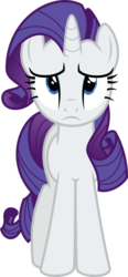 Size: 6400x13770 | Tagged: safe, artist:parclytaxel, rarity, pony, g4, spice up your life, .svg available, absurd resolution, female, frown, looking at you, sad, simple background, solo, transparent background, vector