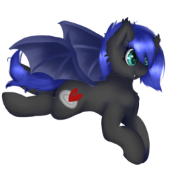 Size: 2500x2500 | Tagged: safe, artist:czywko, oc, oc only, oc:nebula wings, bat pony, pony, female, high res, mare, request, solo