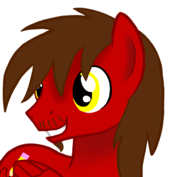 Size: 1000x1000 | Tagged: safe, artist:toyminator900, oc, oc only, oc:chip, pegasus, pony, simple background, solo, transparent background