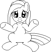 Size: 177x182 | Tagged: safe, artist:valquex, pinkie pie, earth pony, pony, g4, cute, cuteamena, daaaaaaaaaaaw, female, happy, monochrome, pinkamena diane pie, pixel art, shrug, sitting, smiling, solo, sprite, undertale