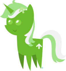 Size: 1500x1625 | Tagged: safe, artist:arifproject, oc, oc only, oc:upvote, pony, unicorn, derpibooru, derpibooru ponified, female, mare, meta, minimalist, pointy ponies, ponified, simple background, solo, transparent background, vector