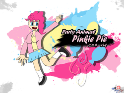 Size: 3167x2387 | Tagged: safe, artist:kentadavidofkt, pinkie pie, human, g4, female, high res, humanized, japanese, solo