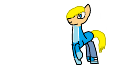 Size: 655x400 | Tagged: safe, artist:dillbot, oc, oc only, earth pony, pony, simple background, solo, white background
