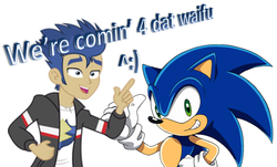 Size: 633x382 | Tagged: artist needed, source needed, safe, flash sentry, g4, crossover, male, meme, sonic the hedgehog, sonic the hedgehog (series), text, waifu thief