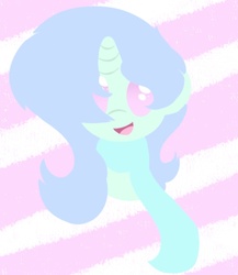 Size: 615x707 | Tagged: safe, artist:umbreow, oc, oc only, oc:chilly heart, pony, cutie, lineless, simple background, solo