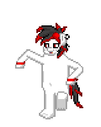 Size: 240x300 | Tagged: safe, artist:tiorafajp2, oc, oc only, oc:tiorafa, earth pony, anthro, pony town, animated, gif, pixel art, simple background, solo, transparent background, wat