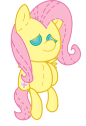 Size: 2000x2947 | Tagged: safe, artist:little903, fluttershy, pony, g4, female, high res, plushie, simple background, solo, transparent background, vector