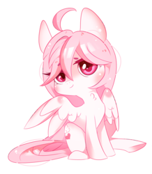 Size: 2936x3364 | Tagged: safe, artist:sorasku, oc, oc only, pegasus, pony, female, high res, mare, simple background, sitting, solo, transparent background