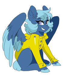 Size: 5000x5000 | Tagged: safe, artist:scarletskitty12, oc, oc only, oc:puddle drops, pony, absurd resolution, raincoat, solo