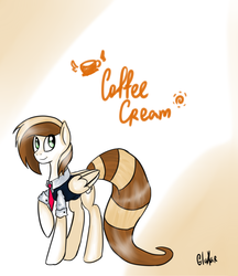 Size: 2000x2310 | Tagged: safe, artist:gluxar, oc, oc only, oc:coffee cream, pony, high res, solo