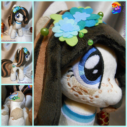 Size: 2000x2000 | Tagged: safe, artist:1stastrastudio, oc, oc only, oc:tea flower, pony, flower, freckles, high res, irl, jewelry, necklace, photo, solo