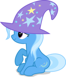 Size: 7000x8143 | Tagged: safe, artist:luckreza8, trixie, pony, unicorn, g4, to where and back again, .svg available, absurd resolution, female, mare, simple background, solo, transparent background, trixie's hat, vector