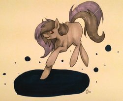 Size: 1024x845 | Tagged: safe, artist:oneiria-fylakas, oc, oc only, earth pony, pony, female, mare, solo, traditional art