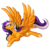 Size: 5000x5000 | Tagged: safe, artist:amazing-artsong, oc, oc only, oc:sunrise, pegasus, pony, absurd resolution, female, flying, mare, simple background, solo, transparent background