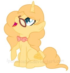 Size: 808x843 | Tagged: safe, artist:ipandacakes, oc, oc only, oc:sweet dumpling, pony, unicorn, bowtie, female, mare, simple background, solo, transparent background