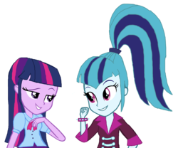 Size: 3275x2724 | Tagged: safe, artist:ktd1993, sonata dusk, twilight sparkle, equestria girls, g4, female, high res, lesbian, ship:twinata, shipping, simple background, transparent background