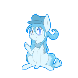 Size: 850x850 | Tagged: safe, artist:jisuppe, oc, oc only, pegasus, pony, clothes, female, mare, scarf, simple background, sitting, solo, transparent background