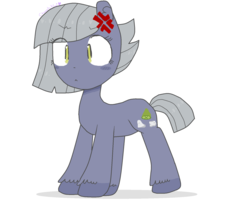 Size: 1784x1464 | Tagged: safe, artist:chametzkiwi, limestone pie, earth pony, pony, g4, cross-popping veins, female, simple background, solo, white background