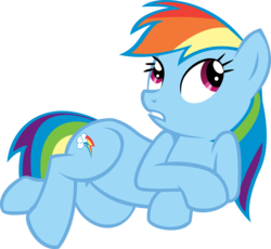 Size: 11696x10742 | Tagged: safe, artist:cyanlightning, rainbow dash, pony, g4, sleepless in ponyville, .svg available, absurd resolution, female, simple background, solo, transparent background, vector