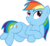 Size: 11696x10742 | Tagged: safe, artist:cyanlightning, rainbow dash, pony, g4, my little pony: friendship is magic, sleepless in ponyville, .svg available, absurd resolution, female, simple background, solo, transparent background, vector