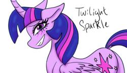 Size: 540x312 | Tagged: safe, artist:katkathasahathat, twilight sparkle, alicorn, pony, g4, female, solo, twilight sparkle (alicorn)