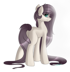 Size: 2186x2245 | Tagged: safe, artist:the---sound, oc, oc only, earth pony, pony, female, high res, looking back, mare, solo