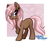 Size: 2300x2000 | Tagged: safe, artist:xwhitedreamsx, oc, oc only, oc:corlene, earth pony, pony, female, heart, high res, mare, raised hoof, solo