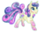 Size: 3893x3000 | Tagged: safe, artist:theshadowstone, bon bon, sweetie drops, crystal pony, pony, g4, blushing, bow, crystallized, female, heart eyes, high res, open mouth, rainbow power, rainbow power-ified, raised hoof, raised leg, simple background, smiling, solo, starry eyes, tail bow, transparent background, wingding eyes