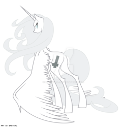 Size: 1024x1024 | Tagged: safe, artist:basykail, oc, oc only, oc:phantom lord, alicorn, pony, alicorn oc, concave belly, cross of st peter, female, lanky, mare, simple background, skinny, solo, thin, transparent background, watermark