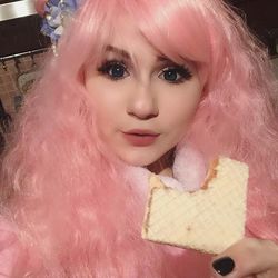 Size: 640x640 | Tagged: safe, artist:le-atlass, oc, oc only, oc:fluffle puff, human, clothes, cosplay, costume, irl, irl human, photo, solo