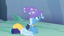 Size: 1280x720 | Tagged: safe, screencap, trixie, pony, g4, to where and back again, female, mare, solo