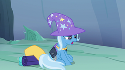 Size: 1280x720 | Tagged: safe, screencap, trixie, pony, g4, to where and back again, female, mare, solo