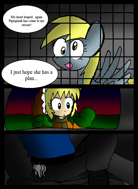 Safe Artist Neoncabaret Derpy Hooves Oc Oc Mel Human Pegasus Pony Comic Derpy