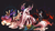 Size: 2000x1116 | Tagged: safe, artist:xennos, oc, oc only, alicorn, pony, unicorn, trinity: rebirth, alicorn oc, curved horn, female, horn, wallpaper