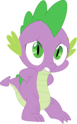 Size: 2254x3587 | Tagged: safe, artist:porygon2z, spike, dragon, g4, spike at your service, high res, male, simple background, solo, transparent background, vector