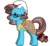 Size: 300x278 | Tagged: safe, oc, oc only, oc:spelling bee, pony, clothes, crossover, hat, simple background, smurf hat, solo, transparent background