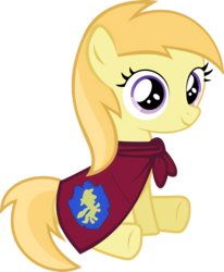 Size: 988x1200 | Tagged: safe, artist:lumorn, noi, earth pony, pony, g4, cmc cape, cute, female, noiabetes, simple background, solo, transparent background