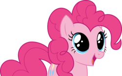 Size: 5000x3146 | Tagged: safe, artist:dashiesparkle, pinkie pie, earth pony, pony, g4, season 5, what about discord?, .svg available, female, high res, simple background, solo, transparent background, vector