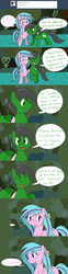 Size: 1280x5154 | Tagged: safe, artist:hummingway, oc, oc only, oc:feather hummingway, oc:swirly shells, ask-humming-way, dialogue, high res, tumblr, tumblr comic