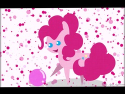 Size: 2048x1536 | Tagged: safe, artist:aquaangel1010, pinkie pie, g4, ball, female, pointy ponies, smiling, solo