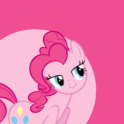 Size: 4000x4000 | Tagged: safe, artist:poniesmemes, pinkie pie, earth pony, pony, g4, absurd resolution, female, lidded eyes, mare, solo, vector