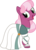 Size: 1001x1391 | Tagged: safe, artist:cloudy glow, cheerilee, earth pony, pony, g4, clothes, clothes swap, cosplay, costume, crossover, female, non-disney, odette, open mouth, raised hoof, simple background, solo, the swan princess, transparent background, vector