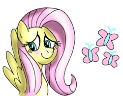 Size: 3000x2352 | Tagged: safe, artist:kungrea, fluttershy, g4, blushing, bust, cutie mark, female, high res, looking away, looking down, portrait, simple background, solo, spread wings, transparent background