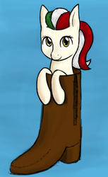 Size: 1193x1950 | Tagged: safe, oc, oc only, oc:princess stivalia, pony, boots, female, italy, looking at you, mare, nation ponies, ponified, simple background, solo