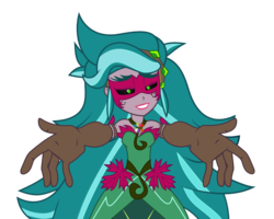 Size: 876x700 | Tagged: safe, gaea everfree, gloriosa daisy, equestria girls, g4, my little pony equestria girls: legend of everfree, .svg available, female, gaea everfree's great hugs, geode of empathy, geode of fauna, geode of shielding, geode of sugar bombs, geode of super strength, geode of telekinesis, magical geodes, simple background, solo, svg, transparent background, vector, we will stand for everfree