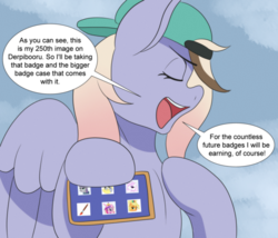 Size: 4200x3600 | Tagged: safe, artist:askamberfawn, derpibooru exclusive, oc, oc only, derpibooru, dialogue, eyes closed, gary motherfucking oak, high res, meta, open mouth, pokémon, ponysona, reference, solo