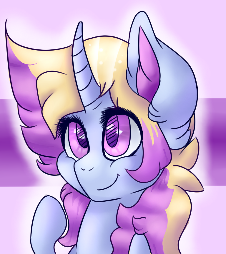 Safe Artist Sinnocturnal Oc Oc Only Pony Unicorn Bust Female Mare Portrait