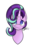 Size: 3138x4428 | Tagged: safe, artist:cosmicchrissy, starlight glimmer, pony, g4, bust, female, high res, portrait, simple background, solo, transparent background