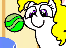 Size: 1217x899 | Tagged: safe, edit, surprise, pony, banned from equestria daily, g4, ball, cute, female, recolor, solo